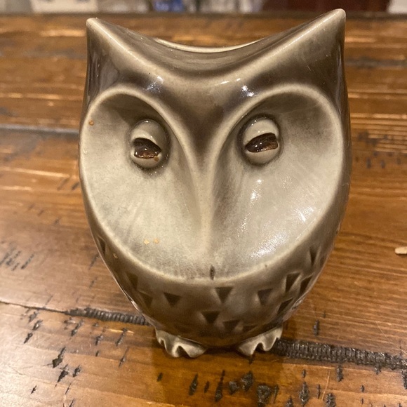 Other - Rare Vintage 1950 Art Deco Owl Money Bank made in Czechoslovakia
